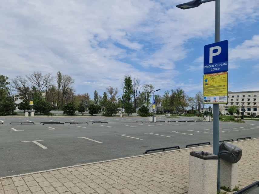 Stațiunea Mamaia, cu parcarea tarifată în timpul sezonului, pentru Zona 0