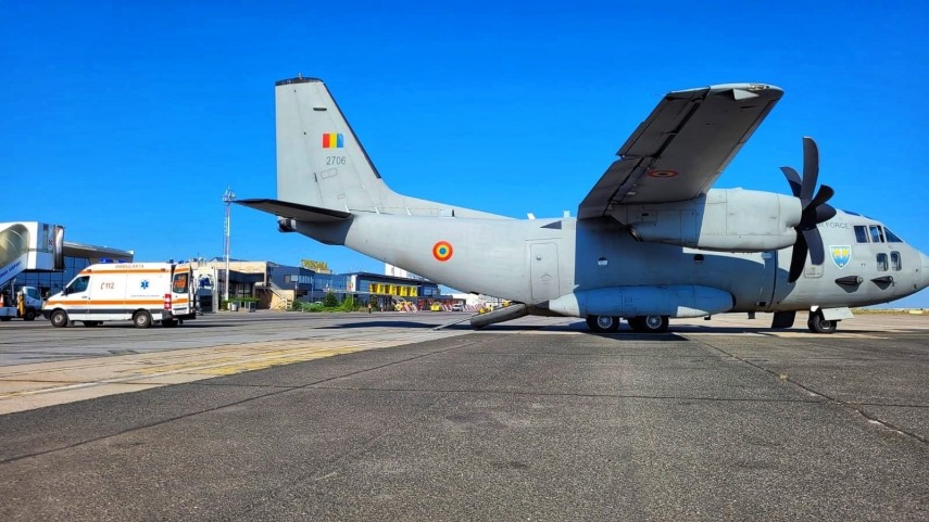 O misiune umanitară a Forțelor Aeriene Române , foto: Facebook/ MApN 