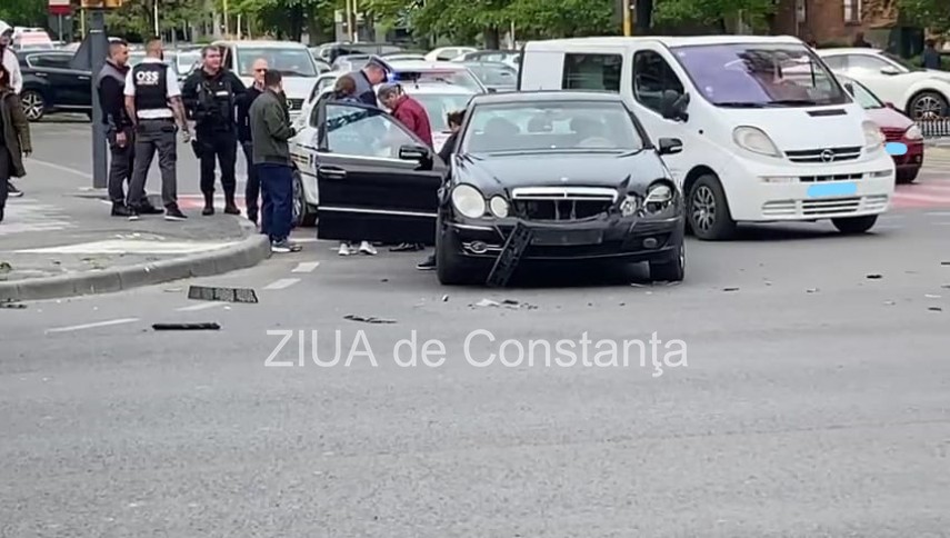 Accident rutier. foto: ZIUA de Constanța