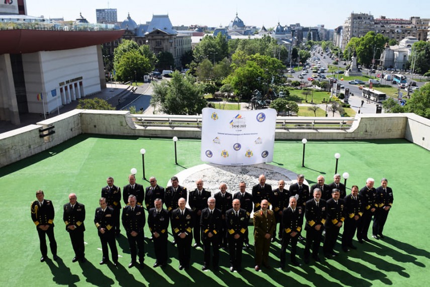 Chiefs of European Navies. Foto: facebook/Comandamentul Flotei