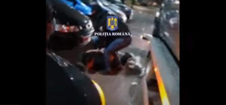 Perchezitii la Giurgiu. Foto: Poliția Română