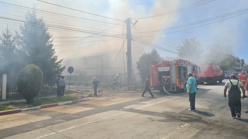 Incendiu la Costinești