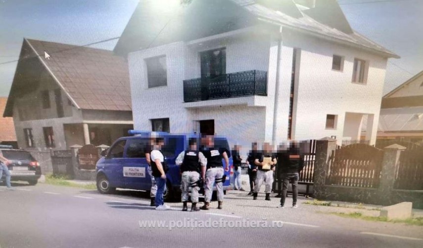 Destructurarea unei rețele de criminalitate organizată, foto: Poliția de Frontieră 