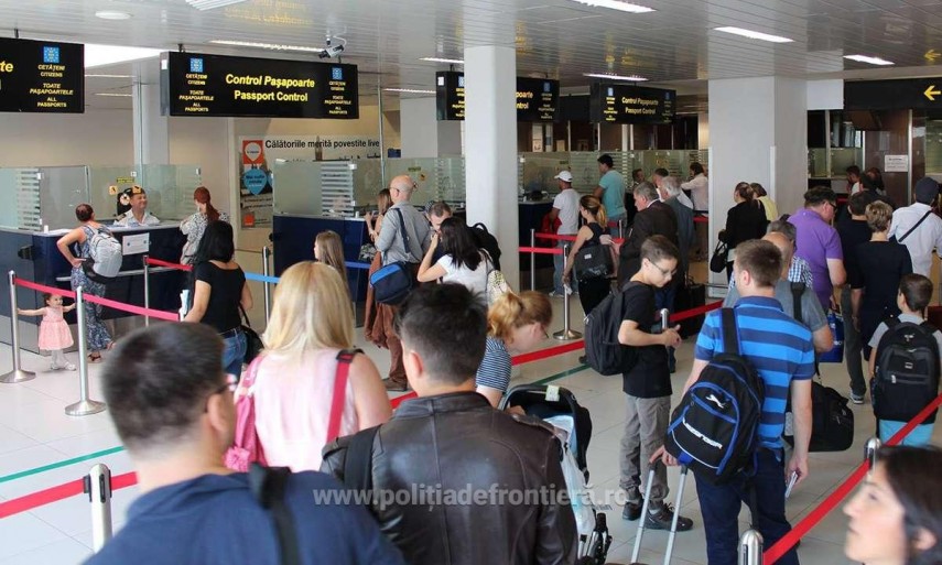 Aeroportul Otopeni. Foto: Poliția de Frontieră