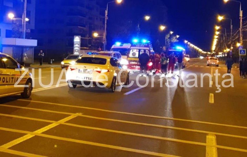 Imagine de la un accident, foto: ZIUA de Constanța 