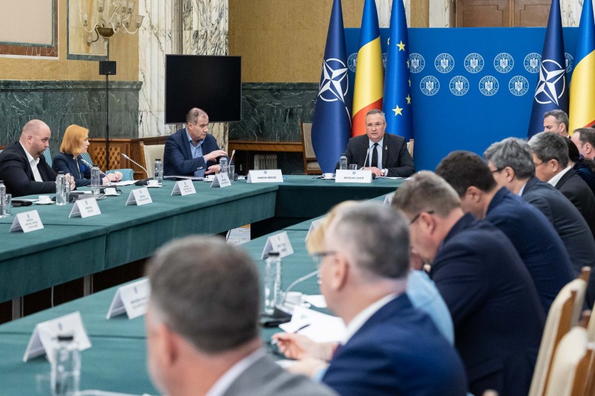 Imagine de la o ședință de Guvern, foto: facebook/ Guvernul României 