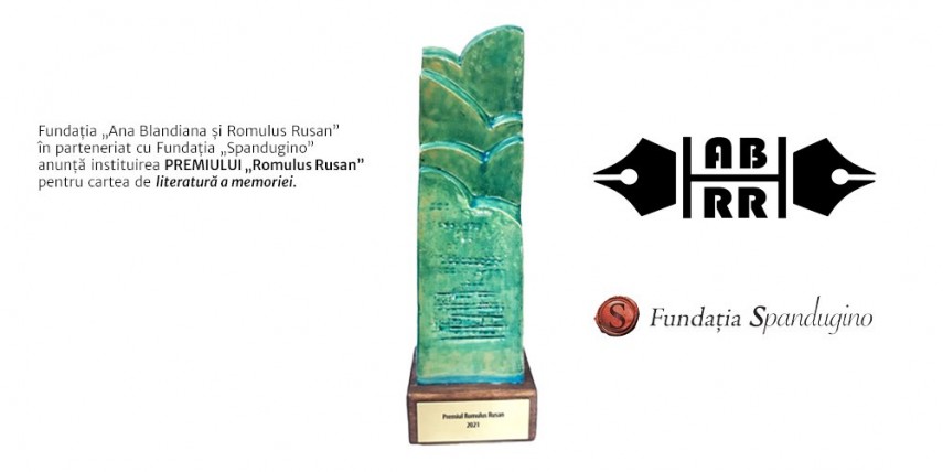 Premiul Romulus Rusan. Foto: facebook: Editura Spandugino