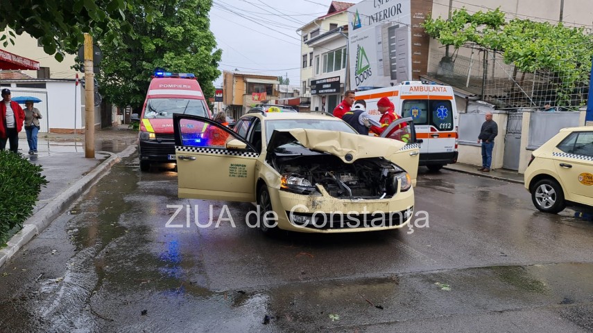 Accident rutier strada Poporului, Constanța