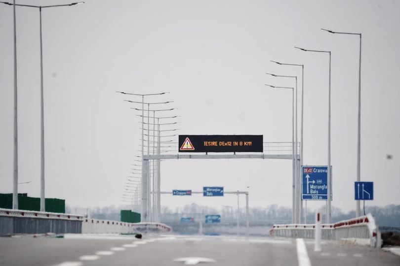 Lucrări pe Autostrada. Foto: FB Sorin Grindeanu