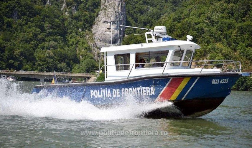 Acțiunea „WATERSEC 2022”, foto: Poliția de Frontieră 