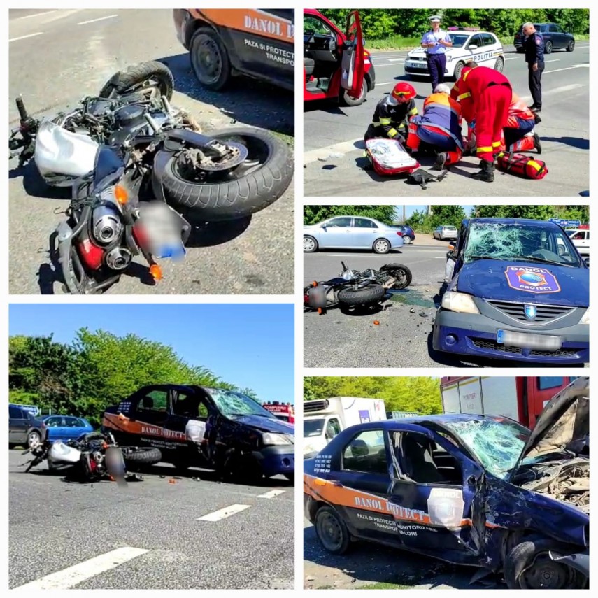 Accident moto 