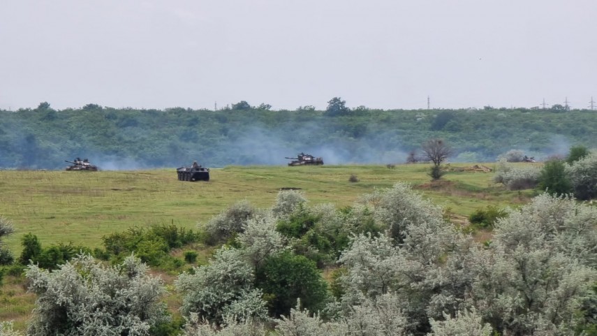 Exercitiu militar. Foto: Facebook/Brigada 9 Mecanizată