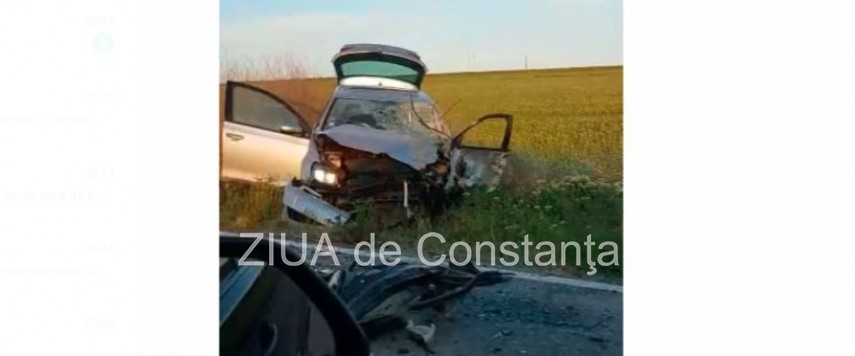 Accident rutier grav in Nazarcea, judetul Constanta. Doua persoane incarcerate(GALERIE FOTO+VIDEO)  