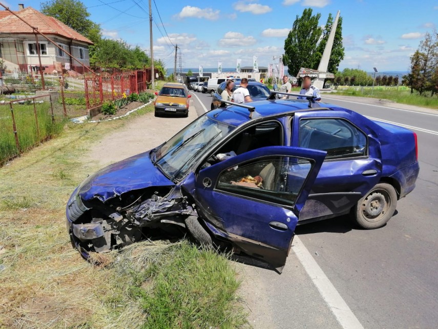 Accident rutier la Cluj. Foto: ISU Cluj
