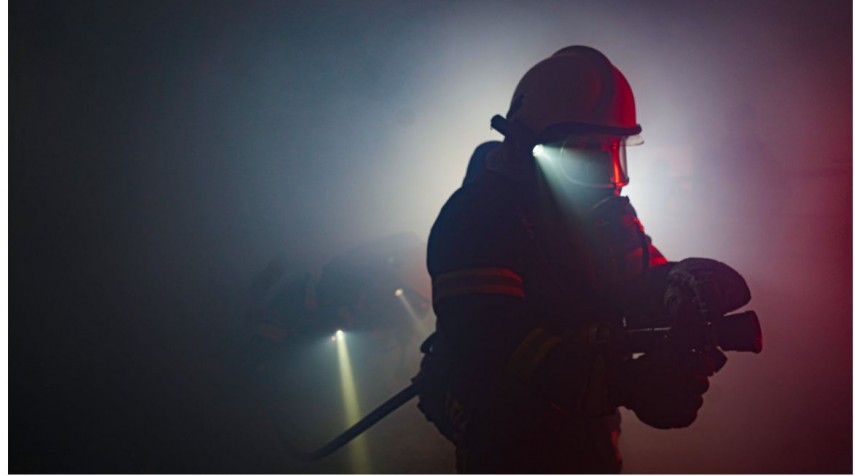 Imagine de la o intervenție a pompierilor, foto: IGSU 