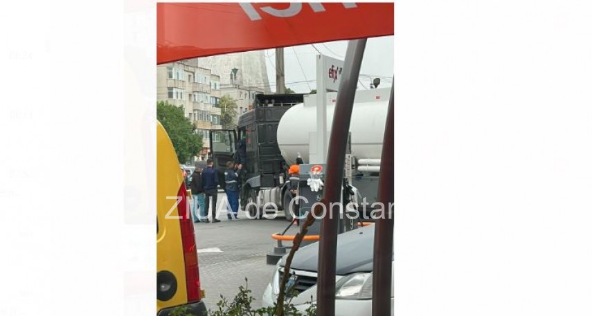 Constanta. Șoferul unei cisterne, controlat de politia de la investigatii criminale