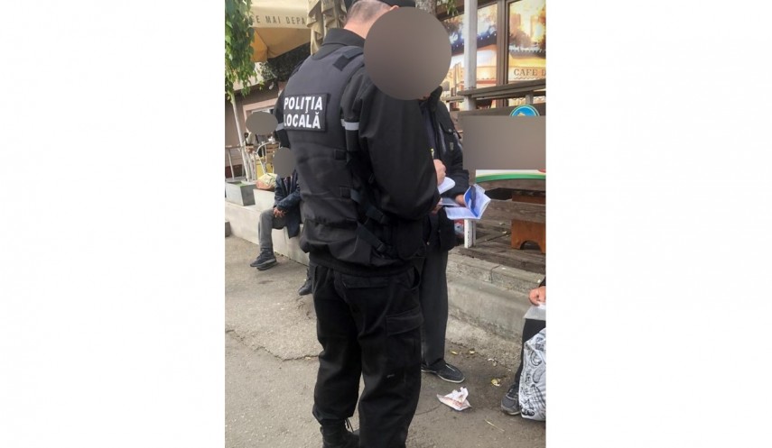 Suspecți depistați de Poliția Locală. Foto: Primăria Constanța