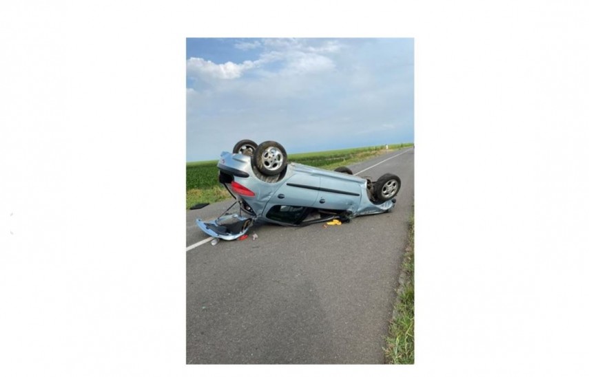 Imagine de la un accident, foto: ISU Ialomița