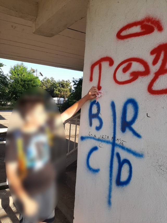 Graffiti Foto Primăria Constanța