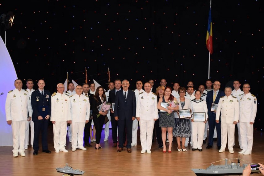 Omul anului din Forțele Navale Române. Foto: Facebook/Forțele Navale Române