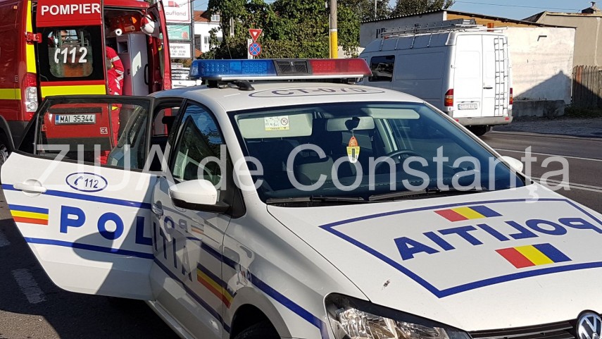 imagine de la un accident, foto: ZIUA de Constanța 