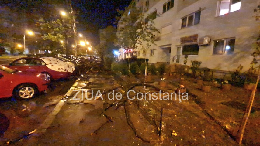 judetul constanta sub cinci atentionari si avertizari cod galben si cod portocaliu de vreme rea zeci