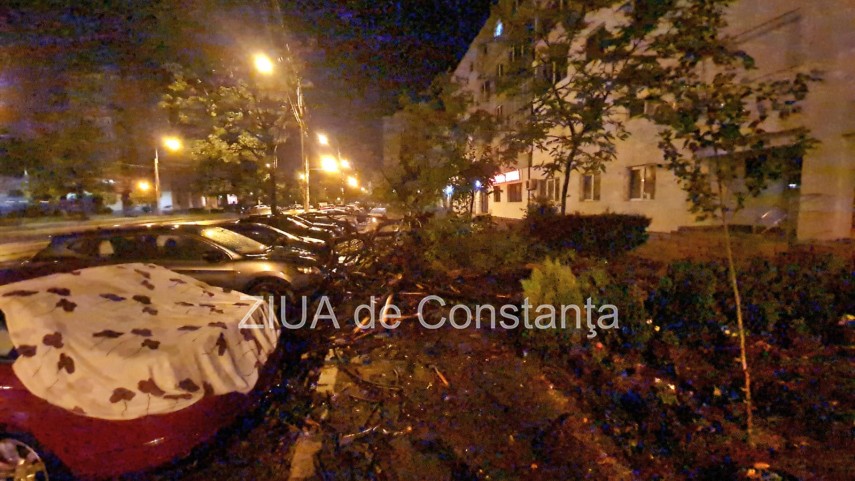 judetul constanta sub cinci atentionari si avertizari cod galben si cod portocaliu de vreme rea zeci