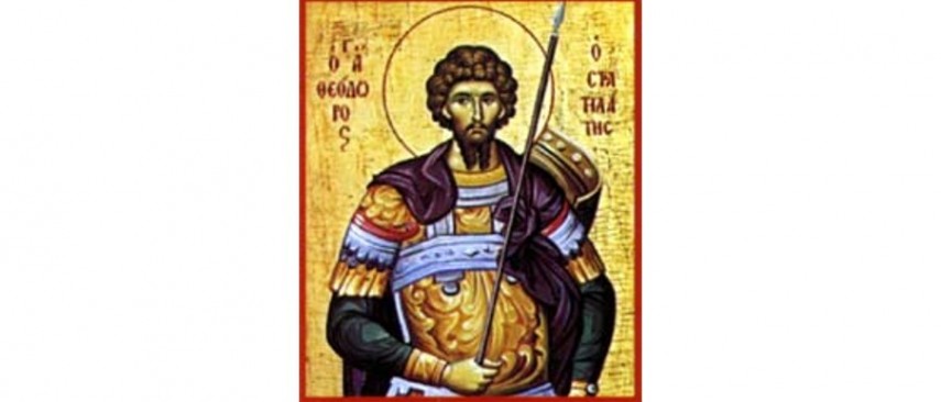Sfântul Marel Mucenic Teodor Stratilat. Foto: calendar-ortodox.ro