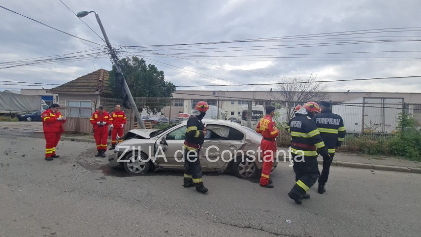 Accident strada Interioară 3. foto: ZIUA de Constanța