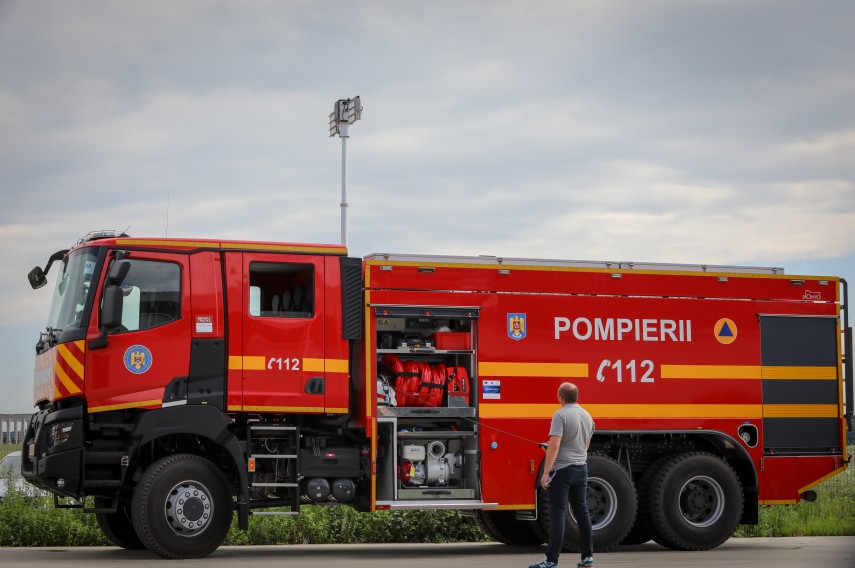 Autospecială de Pompieri. Foto: IGSU