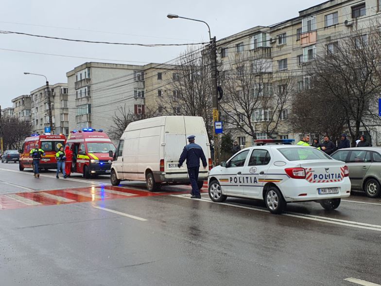 Imagine de la un accident, foto: ZIUA de Constanța 