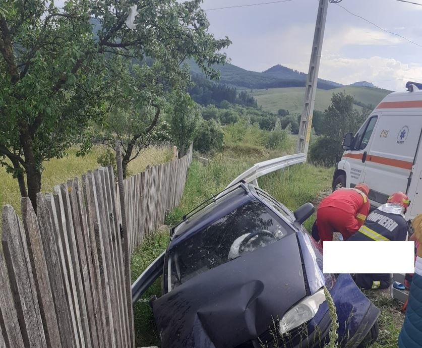 Accident rutier in com Cracaoani, sat Cracaoani spre Magazia., foto:  ISU NT 