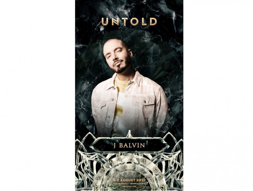 Regele reggaetonului, J Balvin, vine pe scenă festivalului UNTOLD în această vară