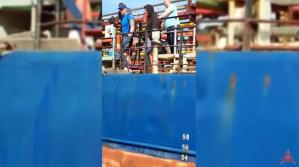 Intervenție de urgență a unui echipaj ARSVOM la o navă sub pavilion Ucraina aflată în rada exterioară a Portului Constanța (VIDEO)