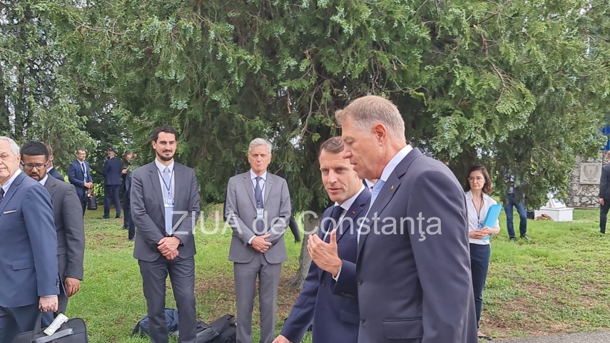 Emmanuel Macron și Klaus Iohannis