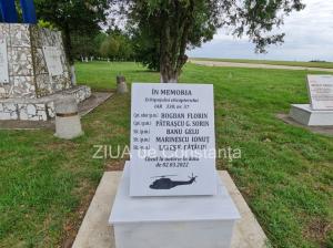 Monument comemorativ pentru militarii decedați în accidentul aviatic din 2 martie 2022, amplasat în Baza Militară de la Mihail Kogălniceanu (GALERIE FOTO+VIDEO) 