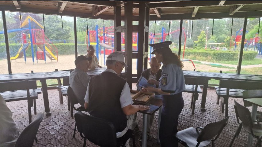 Activități preventive ale polițiștilor constănțeni, foto: IPJ Constanța