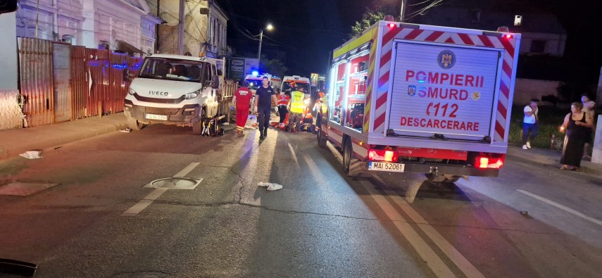 Accident rutier mortal. Foto: ISU Iași