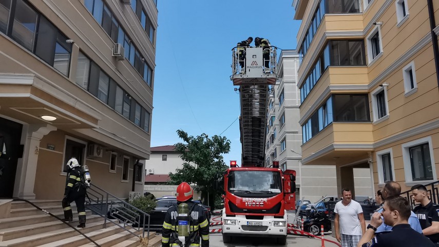 Incendiu în cartierul \Tomis Plus