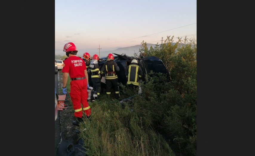 Accident rutier mortal. Foto: ISU Alba