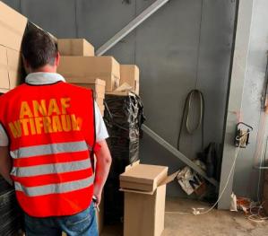 Fabrică clandestină de țigări identificată de ANAF