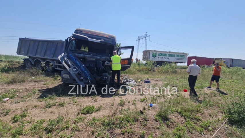 Accident rutier. foto: ZIUA Constanța