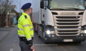 Transport ilegal de lemne, oprit de polițiștii de frontieră