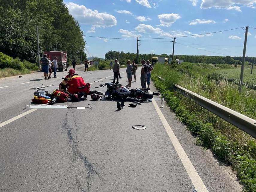 Accident rutier. foto: facebook/ISU Călărași