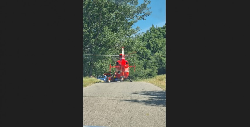 Accident. Foto: IPj Bistrița Năsăud