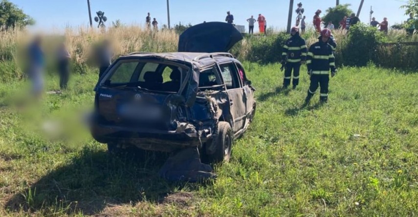 Accident rutier. Foto  ISu Suceava