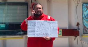 Ce spune angajatul GSP care a intrat în greva foamei de 4 zile. „Nu părăsesc platforma și nu opresc greva până nu primesc ultimul bănuț”     