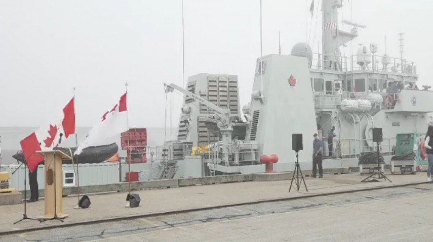 Nave Canada. Foto: facebook/Marine royale canadienne