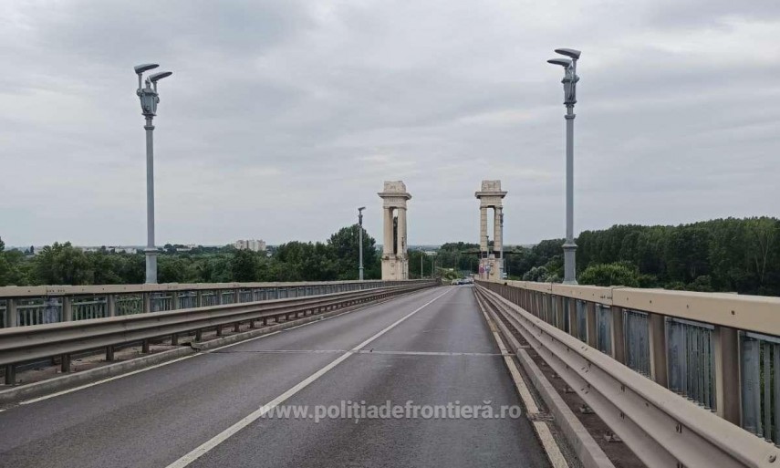 Podul prieteniei. Foto: Poliția de Frontieră