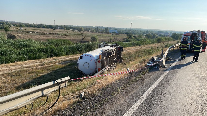 Accident rutier Galați. Foto: IPJ Galați